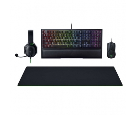 Razer All-Star Gaming Bundle Blackshark V2 X Headset, Ornata V2 Keyboard, Gigantus V2 XXL Mouse Mat, Viper Mouse 