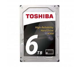 TOSHİBA 3.5" 6 TB N300 HDWN160UZSVA SATA 3.0 7200 RPM HARD DİSK