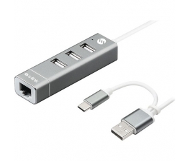 S-LINK SWAPP SW-U222 TYPE-C USB 3 PORT HUB ÇEVİRCİ 