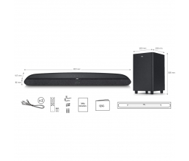 TCL SOUND BAR 2.11 TS6110-EU 240WATT BLUETOOTH HOPARLOR