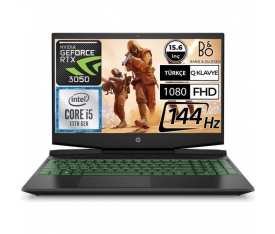 HP PAVİLİON 15-DK2076NT 54T32EA09 I5-11300H 8GB 512SSD RTX3050 15.6" FULLHD W10P TAŞINABİLİR BİLGİSAYAR