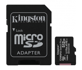 512GB MICRO SD SELECT PLUS KINGSTON SDCS2/512GB