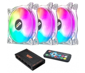 DARKFLASH CF8 PRO 3PİN A-RGB 3X12CM FAN KİT (3'LÜ)