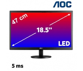 AOC 18.5 E970SWN LCD MONİTÖR SİYAH 5MS