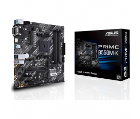 ASUS PRİME B550M-K AMD B550 SOKET AM4 DDR4 4600(OC)MHZ MATX GAMİNG ANAKART