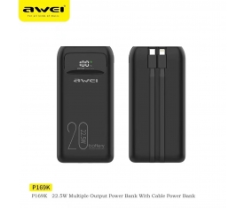  Awei  20000mAh Multiple Output PowerBank