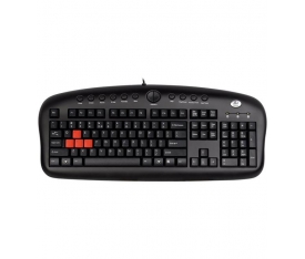  A4 Tech KB-28G Q USB Multimedya Gamer+Bilek Desteğ