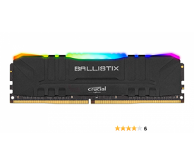 Ballistix 8GB RGB 3200MHz DDR4 BL8G32C16U4BL