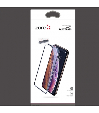 ZORE ANTİ-DUST GLASS FOR IPHONE 12 PRO MAX - 6.7 BLACK