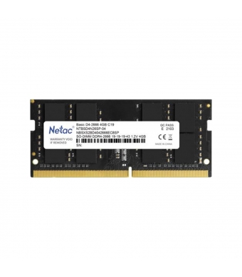 NETAC BASİC NTB 4GB 2666MHZ DDR4 NTBSD4N26SP-04