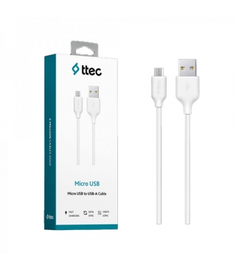 TTEC TYPE-C USB 2.0 BEYAZ ŞARJ DATA SENKRONİZASYON KABLOSU