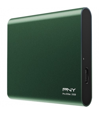  PNY Pro Elite Yeşil 500 GB 1100/700MB/s USB 3.2 Gen 2 Type-C Taşınabilir SSD (PSD0CS2060GN-500-RB)