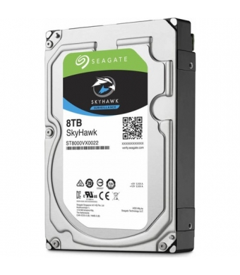 SEAGATE SKYHAWK 3,5" 8TB 256MB 7200 ST8000VX004 RV SENSÖR, SATA3, 64HD KAMERA, 7/24 GÜVENLİK DİSKİ