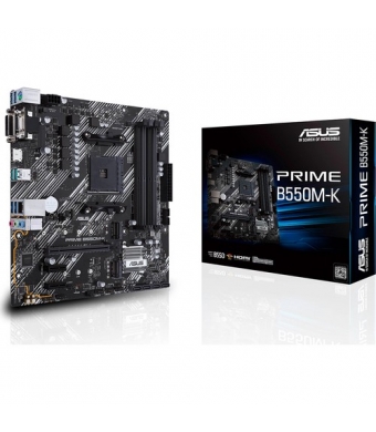 ASUS PRİME B550M-K AMD B550 SOKET AM4 DDR4 4600(OC)MHZ MATX GAMİNG ANAKART
