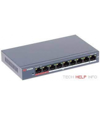 HIKVISION DS-3E0109P-E/M(B) 8 Port Fast Switch