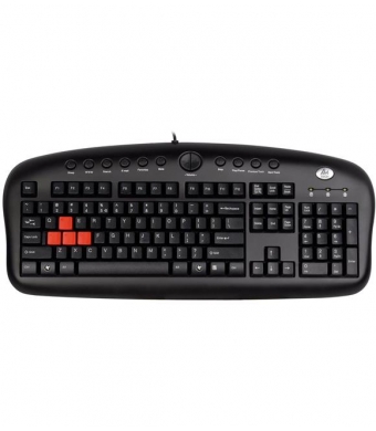  A4 Tech KB-28G Q USB Multimedya Gamer+Bilek Desteğ