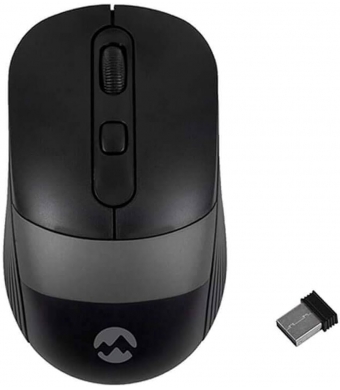 EVEREST SM-18 USB SİYAH 2.4GHZ OPTİK KABLOSUZ MOUSE