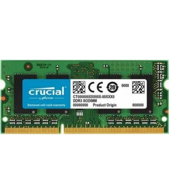 Crucial NTB 8GB 1600MHz DDR3L 1.35v CT102464BF160B