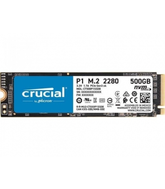 Crucial P1 500GB SSD m.2 NVMe PCIe CT500P1SSD8