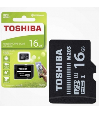 Toshiba 16GB Micro SDHC UHS-1 C10 THN-M203K0160EA