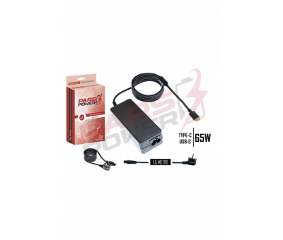 20V 3.25A, 19V 3.42A, 15V 4.33A USB-C Type-C Adaptör Şarj Aleti-Cihazı (Pars Power)