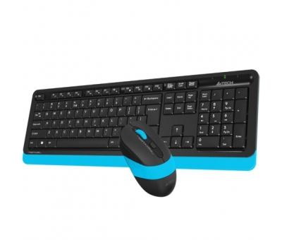 A4 Tech FG1010 Q Kablosuz MM Klavye Mouse Mavi