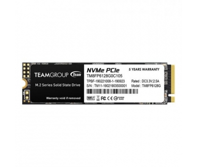 128GB TEAM MP33 1500/500MB/s NVMe PCIe M.2 SSD