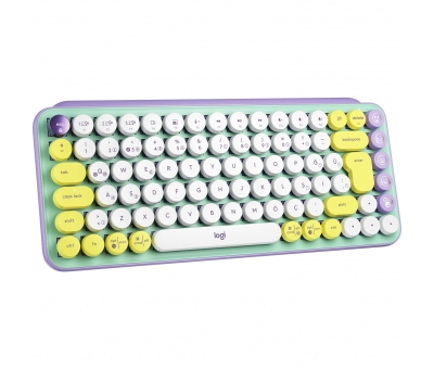 LOGİTECH POP KEYS KABLOSUZ MEKANİK KLAVYE SARI & LİLA 920- 010819