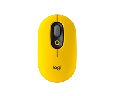 Logitech Pop Mouse Blast Emoji Tuşlu Sessiz Kablosuz Mouse - Sarı&siyah - Rose