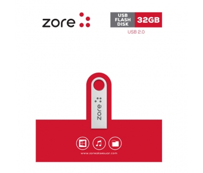 ZORE METAL USB FLASH DİSK 32GB ZRFD-32GBFM1-USB23