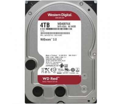WESTERN DİGİTAL RED WD40EFAX 4TB 3.5" 5400RPM 256MB SATA 3 NAS HARDDİSK