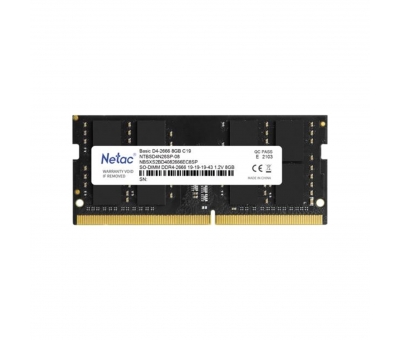 NETAC BASİC NTB 8GB 2666MHZ DDR4 NTBSD4N26SP-08