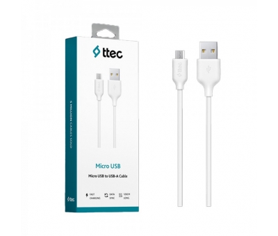TTEC TYPE-C USB 2.0 BEYAZ ŞARJ DATA SENKRONİZASYON KABLOSU