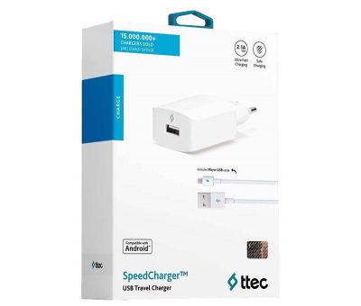 TTEC SPEEDCHARGER SEYAHAT ŞARJ ALETİ MİCRO USB 2.1A 2SCS01-UK