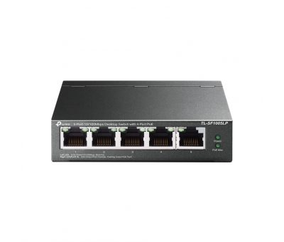TP-LINK TL-SF1005LP 5 PORT 10/100 SWITCH+4 POE 1XUPLINK 250M