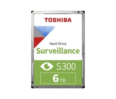 TOSHİBA 3,5" S300 6TB 256MB 5400RPM HDWT860UZSVA