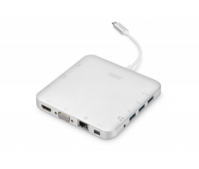 DIGITUS DA-70863 USB TYPE-C BAĞLANTI İSTASYON