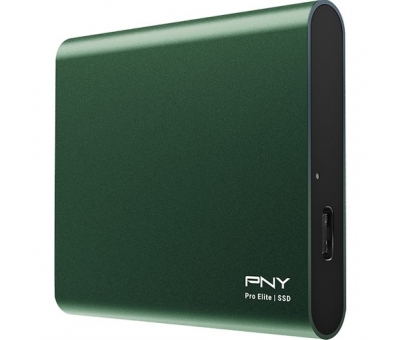  PNY Pro Elite Yeşil 500 GB 1100/700MB/s USB 3.2 Gen 2 Type-C Taşınabilir SSD (PSD0CS2060GN-500-RB)