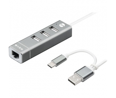 S-LINK SWAPP SW-U222 TYPE-C USB 3 PORT HUB ÇEVİRCİ 