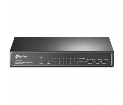  TP-LINK TL-SF1009P 9PORT 10/100 YÖNETİLEMEZ POE SWITCH 
