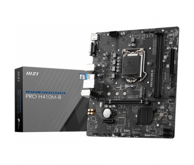 MSI PRO H410M-B 2933MHZ DDR4 M.2 HDMI VGA 1200P