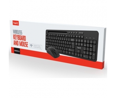 HAVİT KB266GCM KABLOSUZ KLAVYE MOUSE SET SİYAH