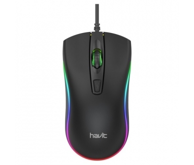 HAVİT MS72 UZAY GRİSİ KABLOLU RGB MOUSE