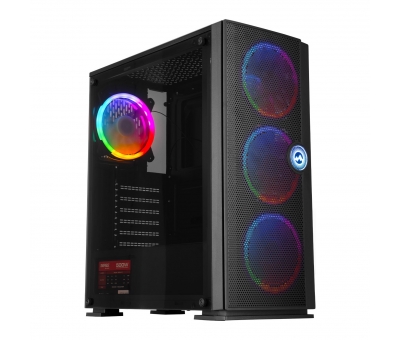 EVEREST KASTRA REAL 500W SİYAH 4X RAİNBOW FANLI OYUNCU KASASI