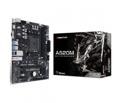 BİOSTAR A520MH 4000MHZ OC S+V+GL DDR4 AM4 (MATX)
