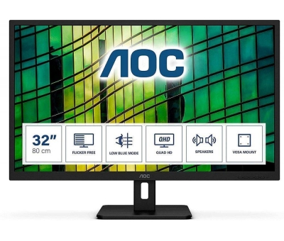 31.5 AOC Q32E2N IPS QHD 4MS 75HZ HDMI DP