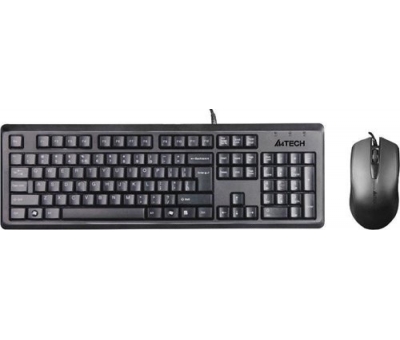 A4 Tech KR-9276 USB Klavye Mouse Set MM Siyah