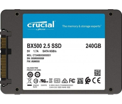 Crucial BX500 240GB 3DNAND SSD Disk CT240BX500SSD1