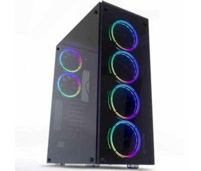 DarkFlash Phantom 650W 80+Br RGB Mid Tower Kasa