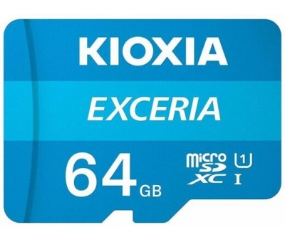 Kioxia 64GB Micro SDXC UHS-1 C10 LMEX1L064GG2